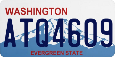 WA license plate ATQ4609