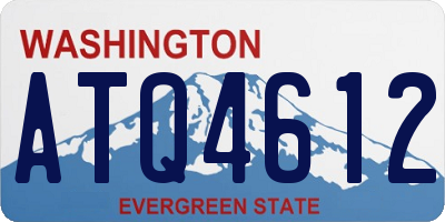 WA license plate ATQ4612