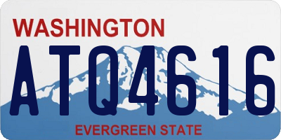 WA license plate ATQ4616