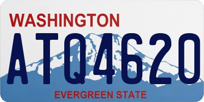 WA license plate ATQ4620