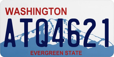 WA license plate ATQ4621