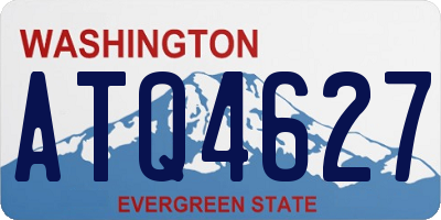 WA license plate ATQ4627