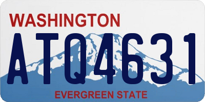 WA license plate ATQ4631