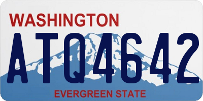 WA license plate ATQ4642