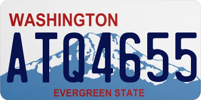 WA license plate ATQ4655