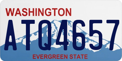 WA license plate ATQ4657