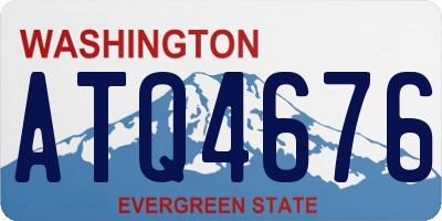 WA license plate ATQ4676