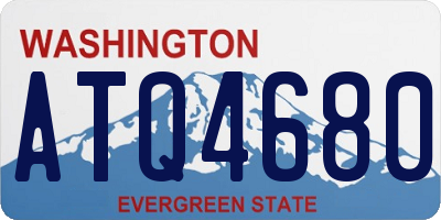 WA license plate ATQ4680