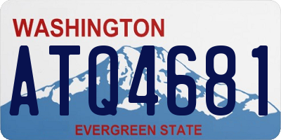 WA license plate ATQ4681