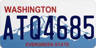 WA license plate ATQ4685