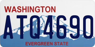 WA license plate ATQ4690