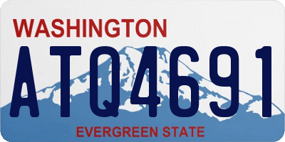 WA license plate ATQ4691