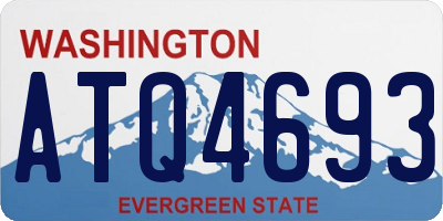 WA license plate ATQ4693