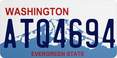 WA license plate ATQ4694
