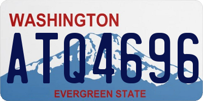 WA license plate ATQ4696