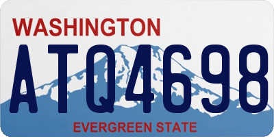 WA license plate ATQ4698