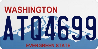 WA license plate ATQ4699