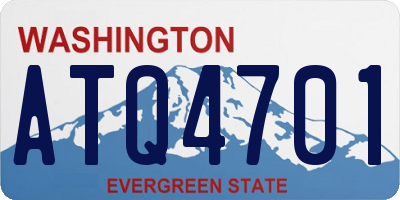 WA license plate ATQ4701