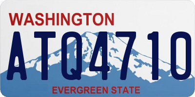WA license plate ATQ4710
