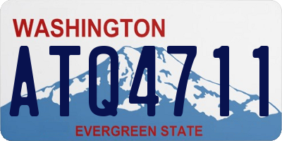 WA license plate ATQ4711