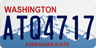 WA license plate ATQ4717