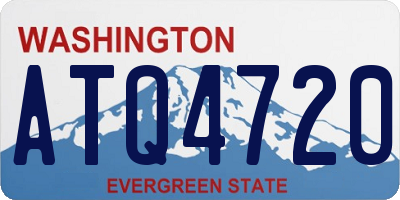WA license plate ATQ4720