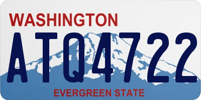 WA license plate ATQ4722