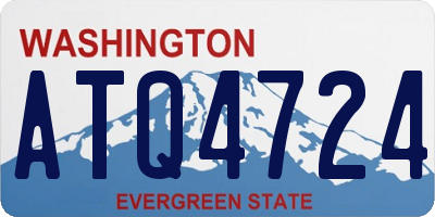 WA license plate ATQ4724
