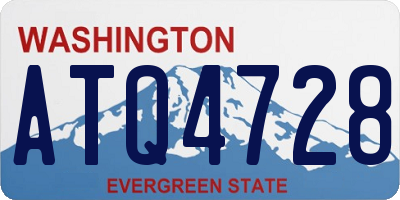 WA license plate ATQ4728
