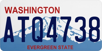 WA license plate ATQ4738