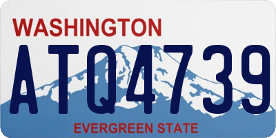 WA license plate ATQ4739