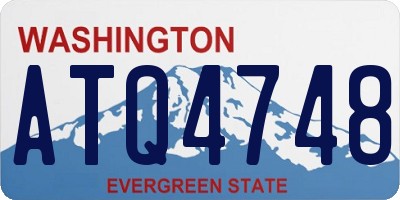 WA license plate ATQ4748