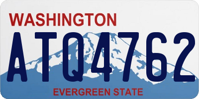 WA license plate ATQ4762
