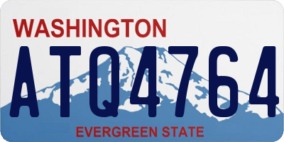 WA license plate ATQ4764