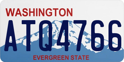 WA license plate ATQ4766