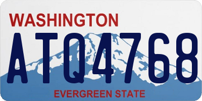 WA license plate ATQ4768
