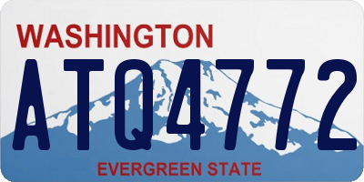 WA license plate ATQ4772