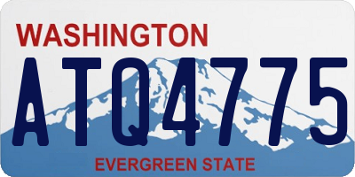 WA license plate ATQ4775