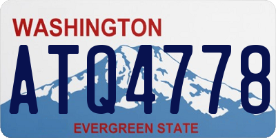 WA license plate ATQ4778