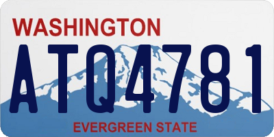 WA license plate ATQ4781