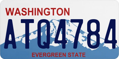 WA license plate ATQ4784