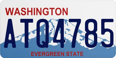 WA license plate ATQ4785