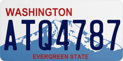 WA license plate ATQ4787