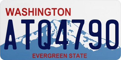 WA license plate ATQ4790