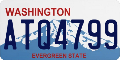 WA license plate ATQ4799