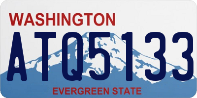 WA license plate ATQ5133