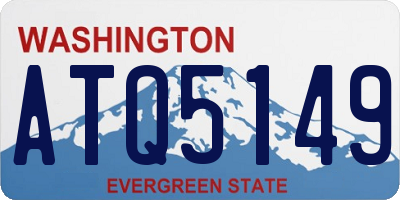 WA license plate ATQ5149