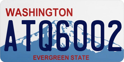 WA license plate ATQ6002