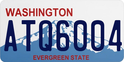 WA license plate ATQ6004