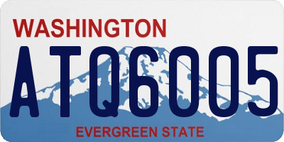 WA license plate ATQ6005